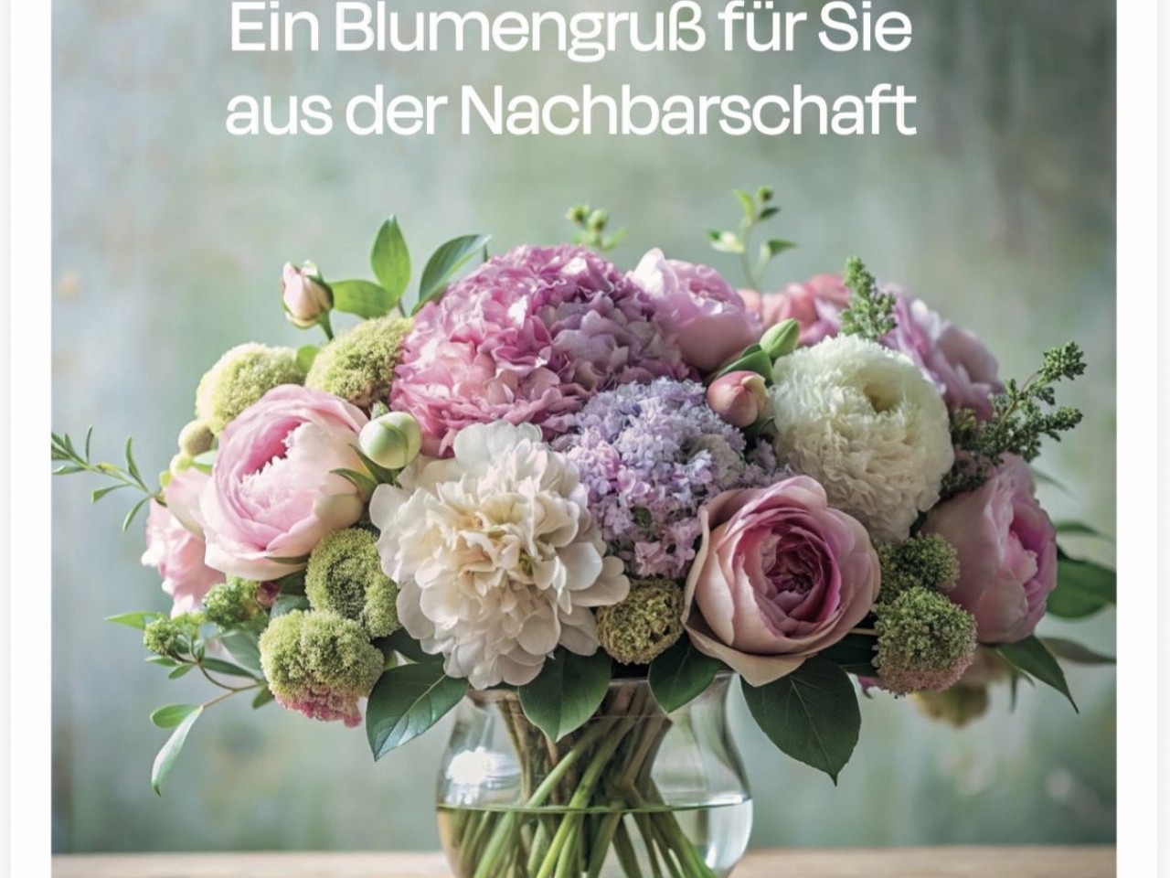 Ein Blumengruß für Sie!