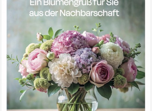 Ein Blumengruß für Sie!